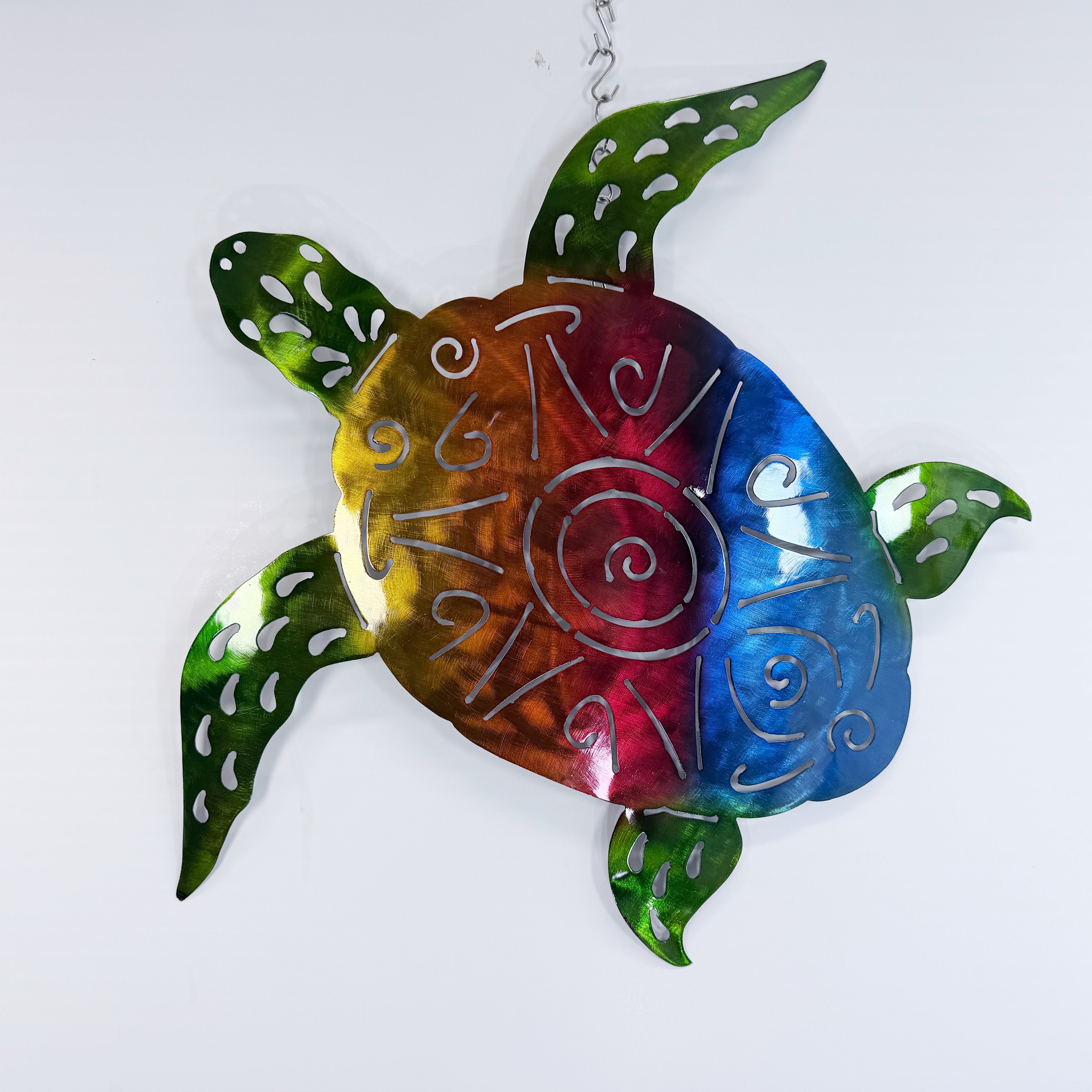 Metal Plasma Sea Turtle - Wall Art
