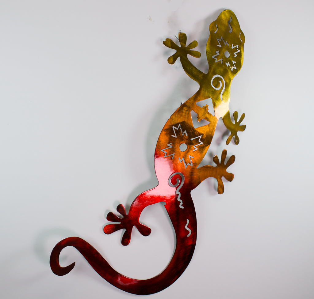 Plasma Metal Lizard Yard Art Wall Art