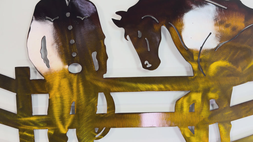 Metal Plasma Ranch Welcome - Wall Art