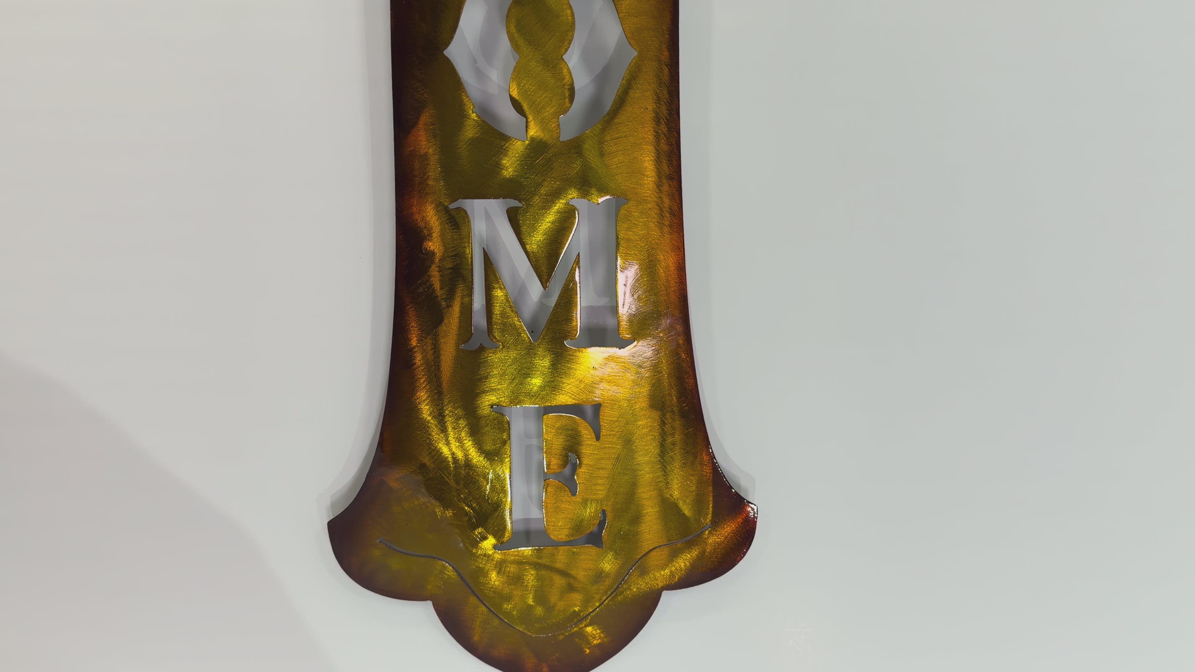 Metal Plasma Welcome Cross - Wall Art